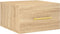 vidaXL - Nachtkastjes - 2 - st - wandgemonteerd - 35x35x20 - cm - sonoma - eikenkleur