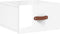 vidaXL - Nachtkastjes - 2 - st - wandgemonteerd - 35x35x20 - cm - hoogglans - wit