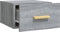 vidaXL - Nachtkastjes - 2 - st - wandgemonteerd - 35x35x20 - cm - grijs - sonoma - eiken
