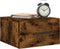 vidaXL - Nachtkastjes - 2 - st - wandgemonteerd - 35x35x20 - cm - gerookt - eikenkleur
