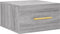 vidaXL - Nachtkastjes - 2 - st - wandgemonteerd - 35x35x20 - cm - grijs - sonoma - eiken