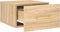 vidaXL - Nachtkastjes - 2 - st - wandgemonteerd - 35x35x20 - cm - sonoma - eikenkleur