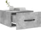 vidaXL - Nachtkastjes - 2 - st - wandgemonteerd - 35x35x20 - cm - betongrijs