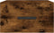 vidaXL - Nachtkastjes - 2 - st - wandgemonteerd - 35x35x20 - cm - gerookt - eikenkleur
