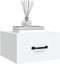 vidaXL - Nachtkastjes - 2 - st - wandgemonteerd - 35x35x20 - cm - wit