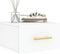 vidaXL - Nachtkastjes - 2 - st - wandgemonteerd - 35x35x20 - cm - wit