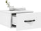 vidaXL - Nachtkastjes - 2 - st - wandgemonteerd - 35x35x20 - cm - wit