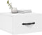 vidaXL - Nachtkastjes - 2 - st - wandgemonteerd - 35x35x20 - cm - wit