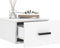 vidaXL - Nachtkastjes - 2 - st - wandgemonteerd - 35x35x20 - cm - wit