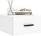 vidaXL - Nachtkastjes - 2 - st - wandgemonteerd - 35x35x20 - cm - wit
