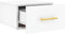 vidaXL - Nachtkastjes - 2 - st - wandgemonteerd - 35x35x20 - cm - wit