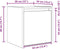 vidaXL - Nachtkastjes - 2 - st - wandgemonteerd - 38x34x40 - cm - sonoma - eikenkleur