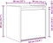 vidaXL - Nachtkastjes - 2 - st - wandgemonteerd - 38x34x40 - cm - gerookt - eikenkleur