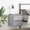 vidaXL - Nachtkastjes - 2 - st - wandgemonteerd - 38x34x40 - cm - grijs - sonoma - eiken