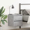 vidaXL - Nachtkastjes - 2 - st - wandgemonteerd - 38x34x40 - cm - betongrijs
