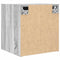 vidaXL - Nachtkastjes - 2 - st - wandgemonteerd - 38x34x40 - cm - grijs - sonoma - eiken