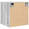 vidaXL - Nachtkastjes - 2 - st - wandgemonteerd - 38x34x40 - cm - grijs - sonoma - eiken