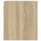 vidaXL - Nachtkastjes - 2 - st - wandgemonteerd - 38x34x40 - cm - sonoma - eikenkleur