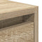 vidaXL - Nachtkastjes - 2 - st - wandgemonteerd - 38x34x40 - cm - sonoma - eikenkleur