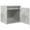vidaXL - Nachtkastjes - 2 - st - wandgemonteerd - 38x34x40 - cm - betongrijs