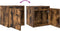 vidaXL - Nachtkastjes - 2 - st - wandgemonteerd - 38x34x40 - cm - gerookt - eikenkleur