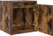 vidaXL - Nachtkastjes - 2 - st - wandgemonteerd - 38x34x40 - cm - gerookt - eikenkleur