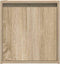vidaXL - Nachtkastjes - 2 - st - wandgemonteerd - 38x34x40 - cm - sonoma - eikenkleur