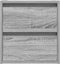 vidaXL - Nachtkastjes - 2 - st - wandgemonteerd - 38x34x40 - cm - grijs - sonoma - eiken