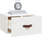 vidaXL - Nachtkastjes - 2 - st - wandgemonteerd - 40x29,5x22 - cm - wit