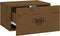 vidaXL - Nachtkastjes - 2 - st - wandgemonteerd - 40x29,5x22 - cm - honingbruin