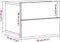 vidaXL - Nachtkastjes - 2 - st - wandgemonteerd - 40x32x30 - cm - oud - houtkleurig