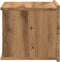 vidaXL - Nachtkastjes - 2 - st - wandgemonteerd - 40x32x30 - cm - artisanaal - eiken