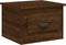 vidaXL - Nachtkastjes - 2 - st - wandgemonteerd - 41,5x36x28 - cm - bruin - eikenkleur