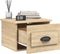 vidaXL - Nachtkastjes - 2 - st - wandgemonteerd - 41,5x36x28 - cm - sonoma - eiken