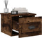 vidaXL - Nachtkastjes - 2 - st - wandgemonteerd - 41,5x36x28 - cm - gerookt - eiken