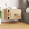 vidaXL - Nachtkastjes - 2 - st - wandgemonteerd - 41,5x36x28 - cm - sonoma - eiken