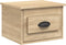 vidaXL - Nachtkastjes - 2 - st - wandgemonteerd - 41,5x36x28 - cm - sonoma - eiken