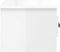 vidaXL - Nachtkastjes - 2 - st - wandgemonteerd - 41,5x36x28 - cm - hoogglans - wit