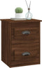 vidaXL - Nachtkastjes - 2 - st - wandgemonteerd - 41,5x36x53 - cm - bruin - eikenkleur