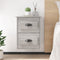 vidaXL - Nachtkastjes - 2 - st - wandgemonteerd - 41,5x36x53 - cm - grijs - sonoma