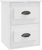 vidaXL - Nachtkastjes - 2 - st - wandgemonteerd - 41,5x36x53 - cm - wit