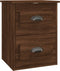 vidaXL - Nachtkastjes - 2 - st - wandgemonteerd - 41,5x36x53 - cm - bruin - eikenkleur