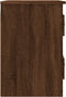 vidaXL - Nachtkastjes - 2 - st - wandgemonteerd - 41,5x36x53 - cm - bruin - eikenkleur
