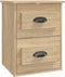 vidaXL - Nachtkastjes - 2 - st - wandgemonteerd - 41,5x36x53 - cm - sonoma - eiken