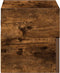 vidaXL - Nachtkastjes - 2 - st - wandgemonteerd - 45x26x28,5 - cm - gerookt - eiken