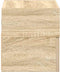 vidaXL - Nachtkastjes - 2 - st - wandgemonteerd - 45x26x28,5cm - sonoma - eikenkleur