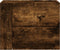 vidaXL - Nachtkastjes - 2 - st - wandgemonteerd - 45x30x35 - cm - gerookt - eikenkleur