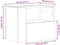 vidaXL - Nachtkastjes - 2 - st - wandgemonteerd - 45x30x35 - cm - bruin - eikenkleurig
