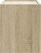 vidaXL - Nachtkastjes - 2 - st - wandgemonteerd - 45x30x35 - cm - sonoma - eikenkleur