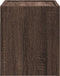 vidaXL - Nachtkastjes - 2 - st - wandgemonteerd - 45x30x35 - cm - bruin - eikenkleurig